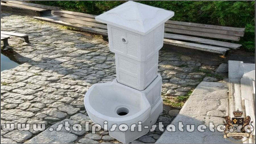 Cișmea apă curentă, gri natural, model C1. (1)