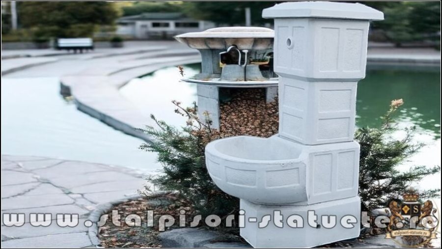 Cișmea apă curentă, gri natural, model C1. (3)