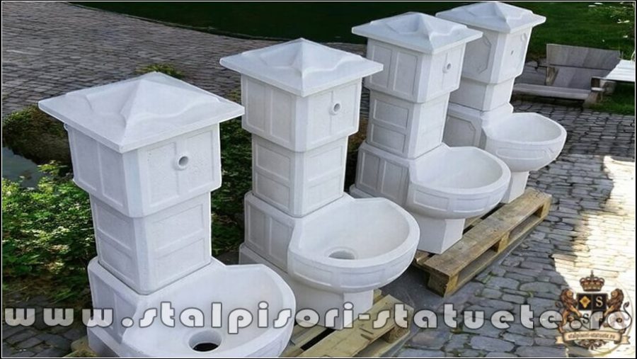 Cișmea apă curentă, gri natural, model C1. (5)