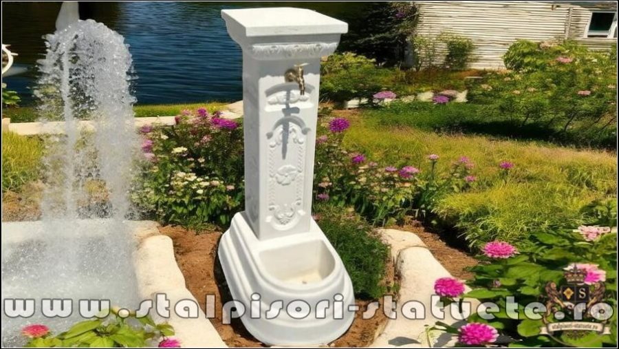 Cișmea apă curentă, gri natural, model C2. (1)