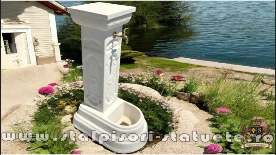 Cișmea apă curentă, gri natural, model C2. (2)