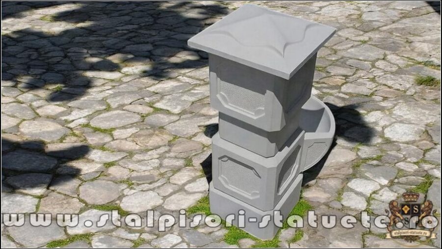 Cișmea apă curentă, gri natural, model C3. (3)