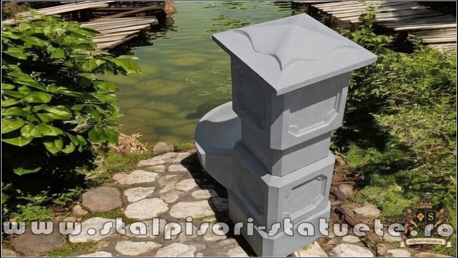 Cișmea apă curentă, gri natural, model C3. (4)