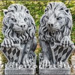 Statuete set lei mici, gri patinat, model S10.