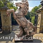 Statuetă căluț mare, arămiu patinat, model S37.