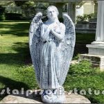 Statuetă îngeraș mare, gri patinat, model S20.