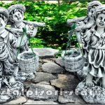 Set copii cu gălețile, gri patinat, model S38-39.