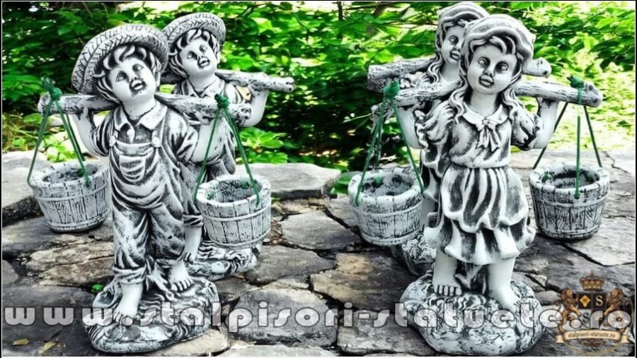 Set copii cu gălețile, gri patinat, model S38-39. (1)