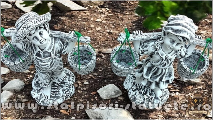 Set copii cu gălețile, gri patinat, model S38-39. (2)