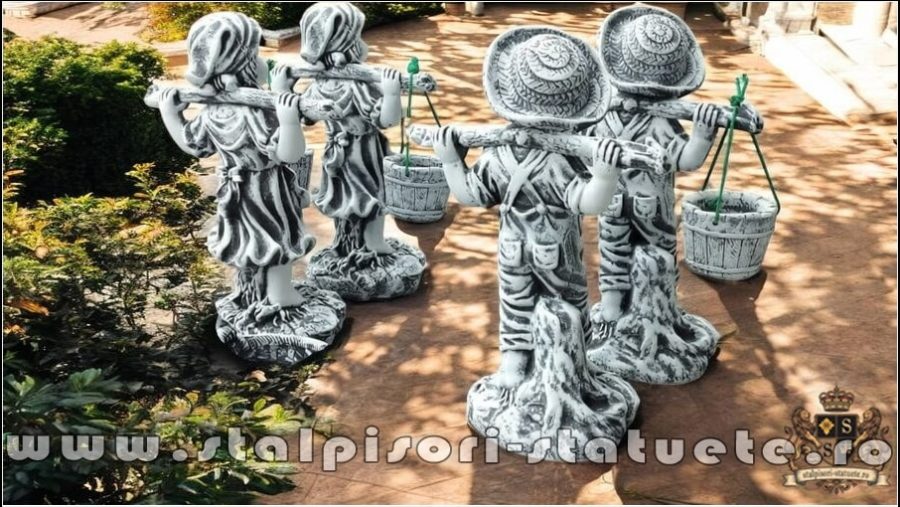 Set copii cu gălețile, gri patinat, model S38-39. (5)