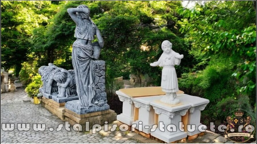 Soclu, stativ, alb marmorat, model S64. (5)