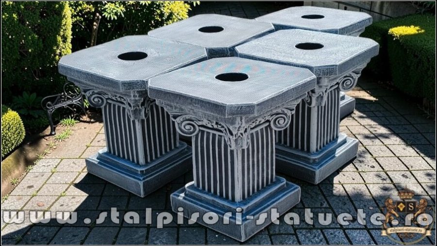 Soclu, stativ, gri patinat, model S64. (3)