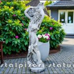 Statuetă Venus cu părul lung, gri patinat, model S71.