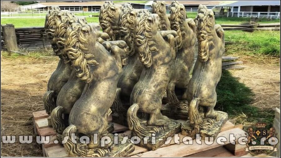 Statuetă căluț mic, auriu patinat, model S37. (4)