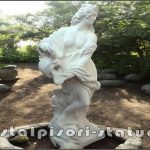 Statuetă domnița cu ulcea, alb marmorat, model S16.