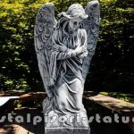 Statuetă îngeraș, gri patinat, model S59.