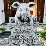 Statuetă purceluș ''bun-venit,'' model S80.