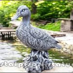 Statuetă rățușcă, gri patinat, model S25.