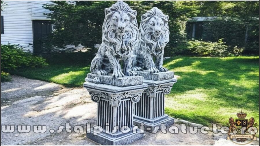 Set lei cu soclu, gri patinat, model S46-S64. (1)