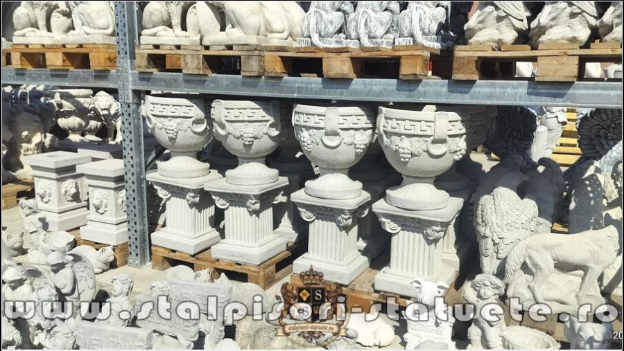 Vază ornament versace, arămiu patinat, model V8. (5)