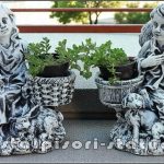 Set copii cu coșulețe, gri patinat, model S89.