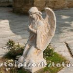 Statuetă îngeraș, galben patinat, model S59.