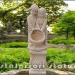 Set copii cu soclu, galben patinat, model S7-S27.