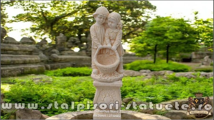 Set copii cu soclu, galben patinat, model S7-S27. (1)