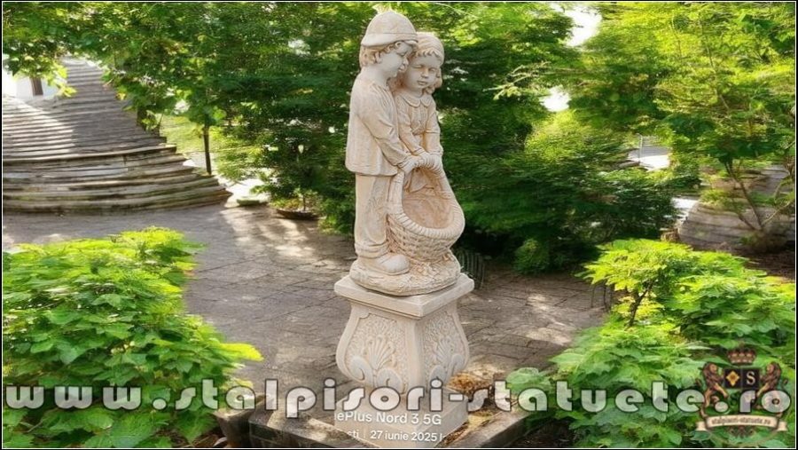 Set copii cu soclu, galben patinat, model S7-S27. (2)