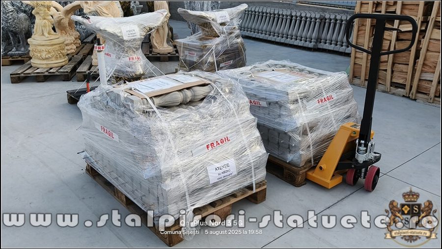 Stâlpișori, baluștri, popici, mosoare, din beton, model B5. (5)