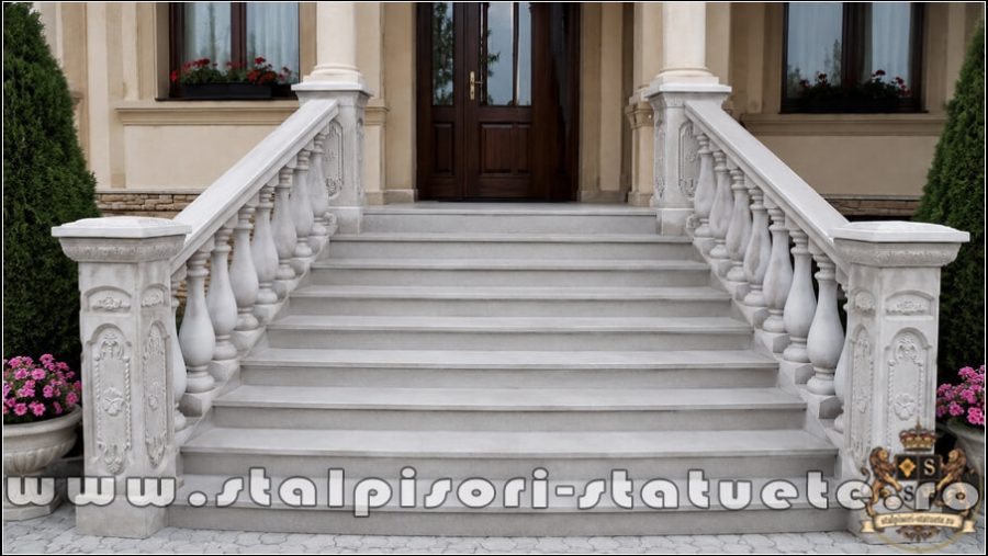 Stâlpișori, baluștri, popici, mosoare, din beton, model B9. (6)