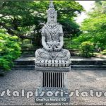 Statuetă Buddha Kwan Yin, gri antichizat, model S8 (2).