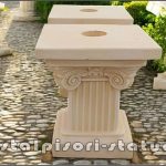 Soclu, stativ, galben antichizat, model S64.