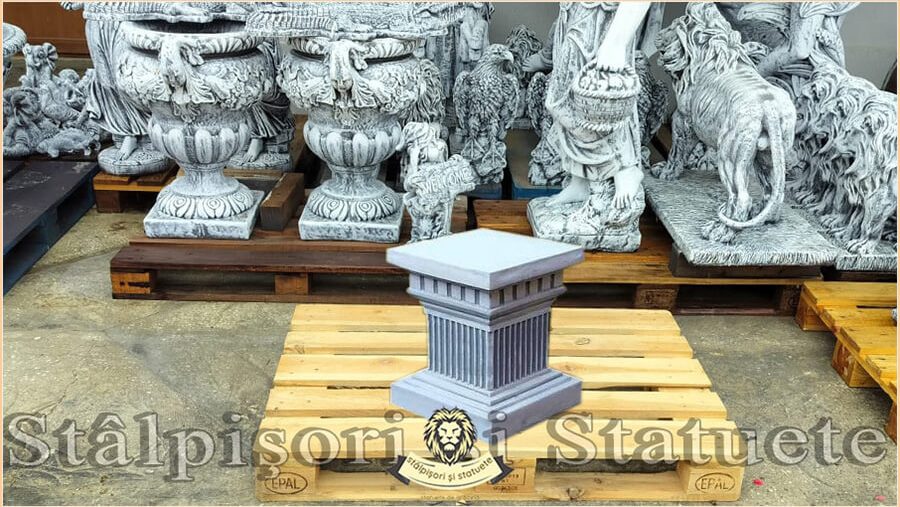 Soclu, stativ, gri antichizat, model S107.