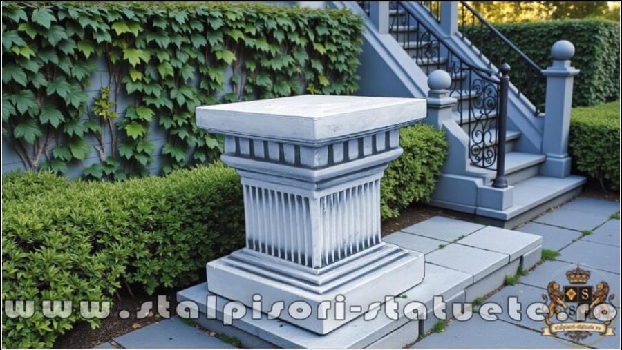 Soclu, stativ, gri antichizat, model S107. (1)