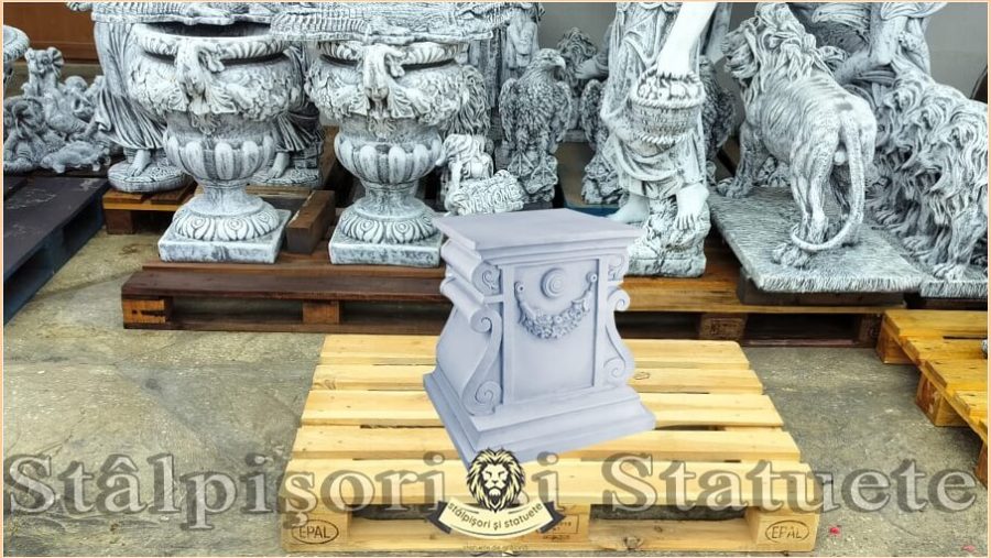 Soclu, stativ, gri antichizat, model S108.