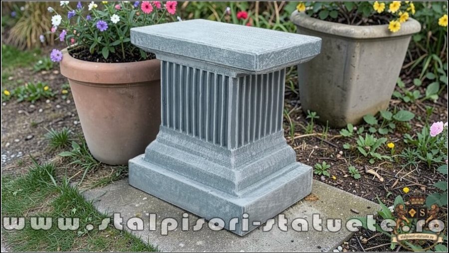 Soclu, stativ, gri antichizat, model S108. (1)