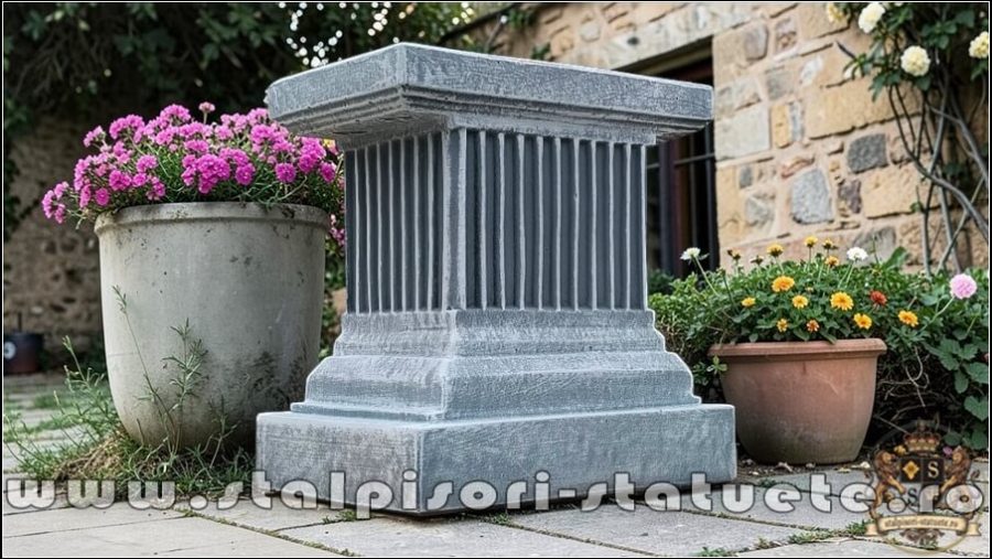 Soclu, stativ, gri antichizat, model S108. (3)