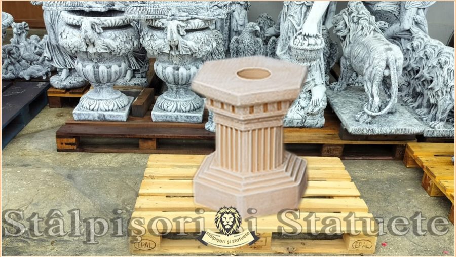 Soclu, stativ, gri antichizat, model S109.