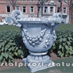 Vază mare pentru arbuști, gri patinat, model V2.