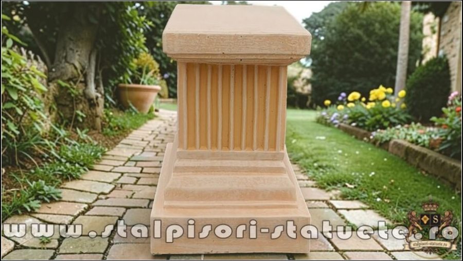 Soclu, stativ, galben antichizat, model S108. (2)