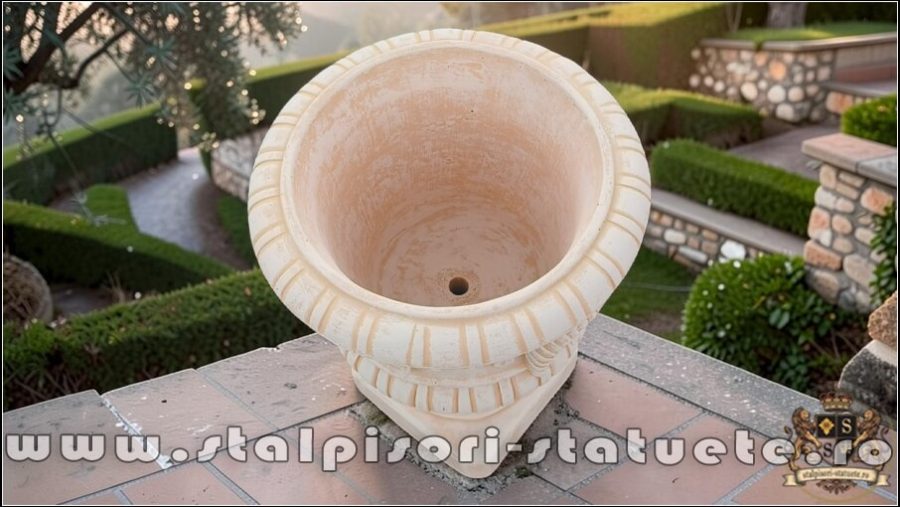 Vază vița-de-vie, galben patinat, model V4. (4)