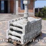 Stâlpișori, baluștri, popici, mosoare, din beton, model B12.
