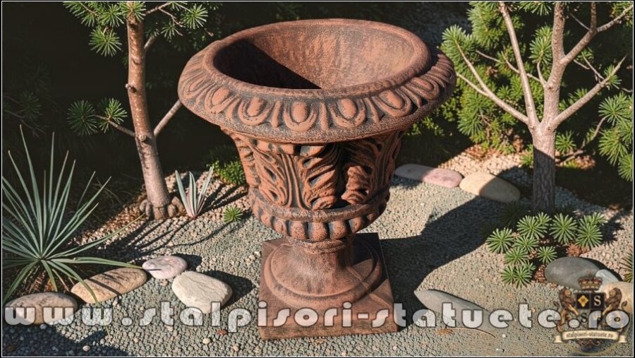 Vază vița-de-vie, terracotta patinat, model V3. (1)
