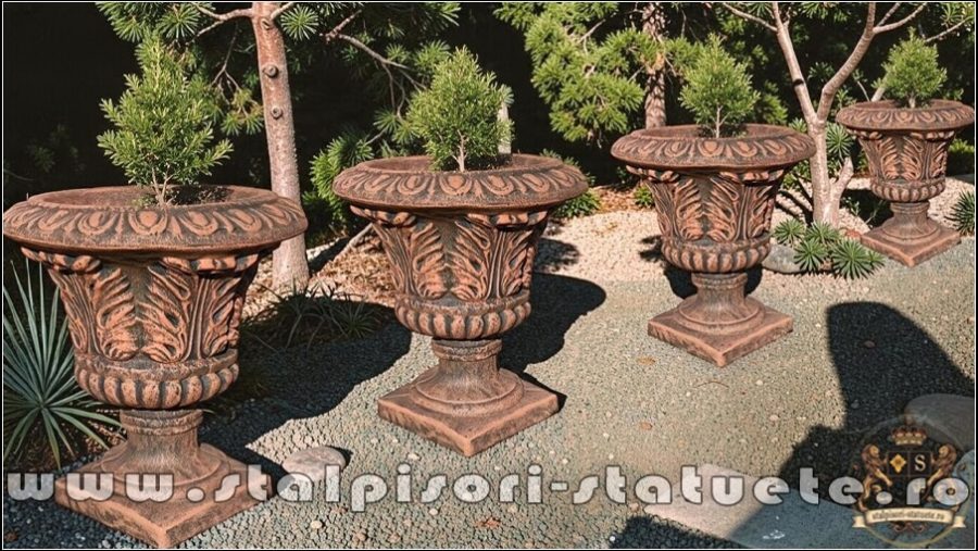 Vază vița-de-vie, terracotta patinat, model V3. (5)
