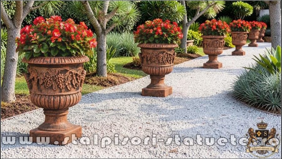 Vază vița-de-vie, terracotta patinat, model V4. (5)